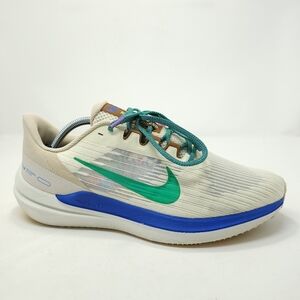 Nike Air Winflo 9 Premium Shoes Mens 11 Coconut Milk Stadium Green DV8997-100